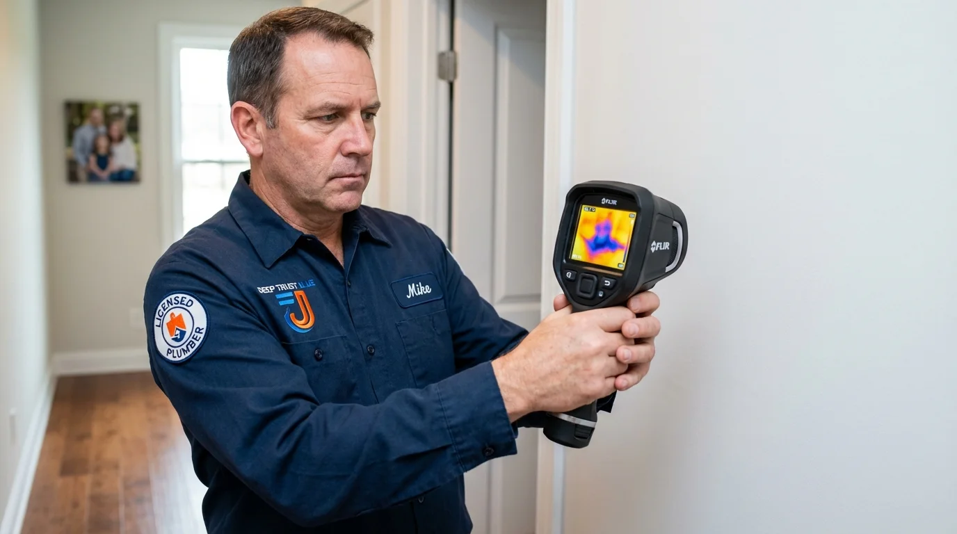 Thermal imaging leak detection by Johns Plumbing LLC in Laguna Hills